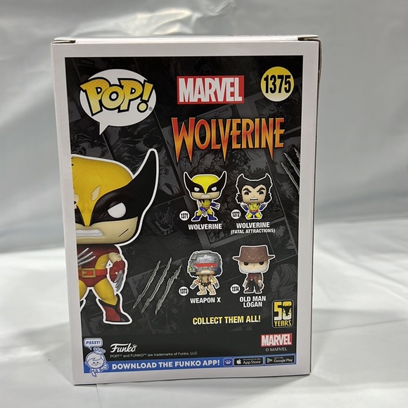 NIB - Funko POP! Marvel: Wolverine [Battle Damage] (Funko) #1375 - Picture 7 of 8
